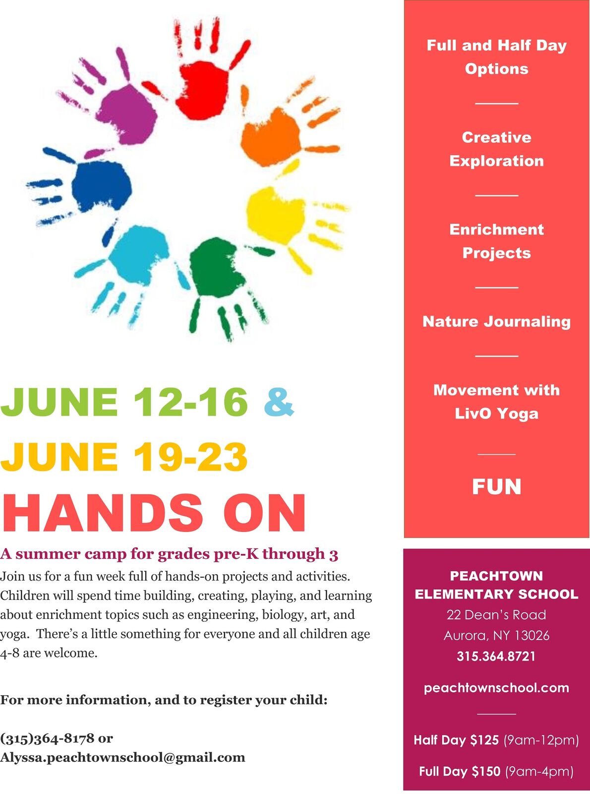 Peachtown Elementary School Summer Camp June 2017