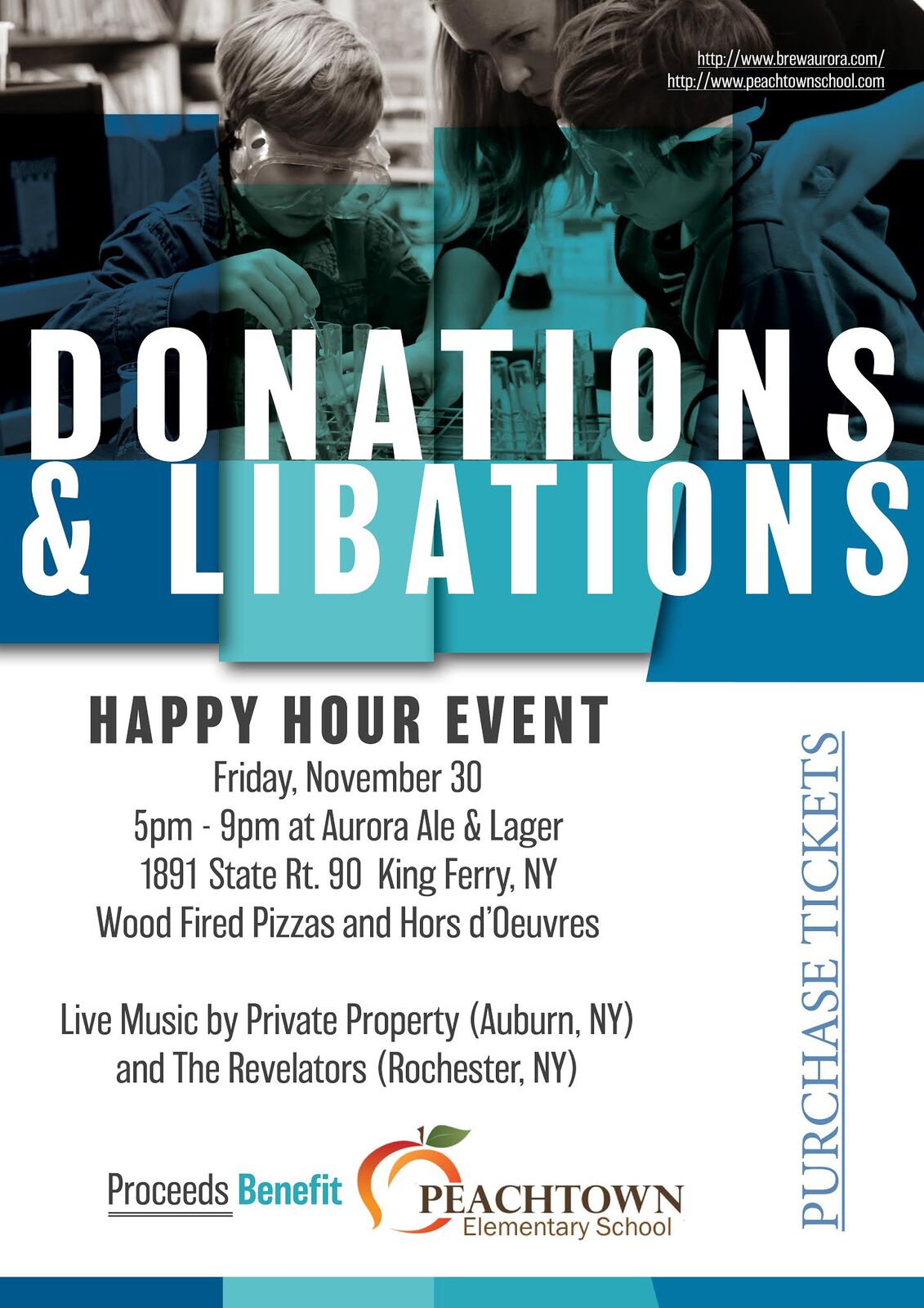 Donations & Libations Happy Hour Fundraiser Peachtown Elementary School